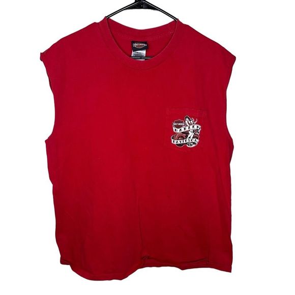 Harley Davidson Cut-Off Shirt Tank Top Size XL - Picture 1 of 7